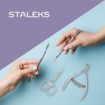 Kit 2 Repujadores y tijera o corta cuticulas Staleks Pro enails.cl