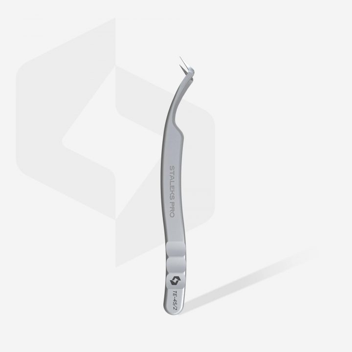 Pinza de Pestañas Staleks Expert 45 Type 2 (Forma L, 40°)