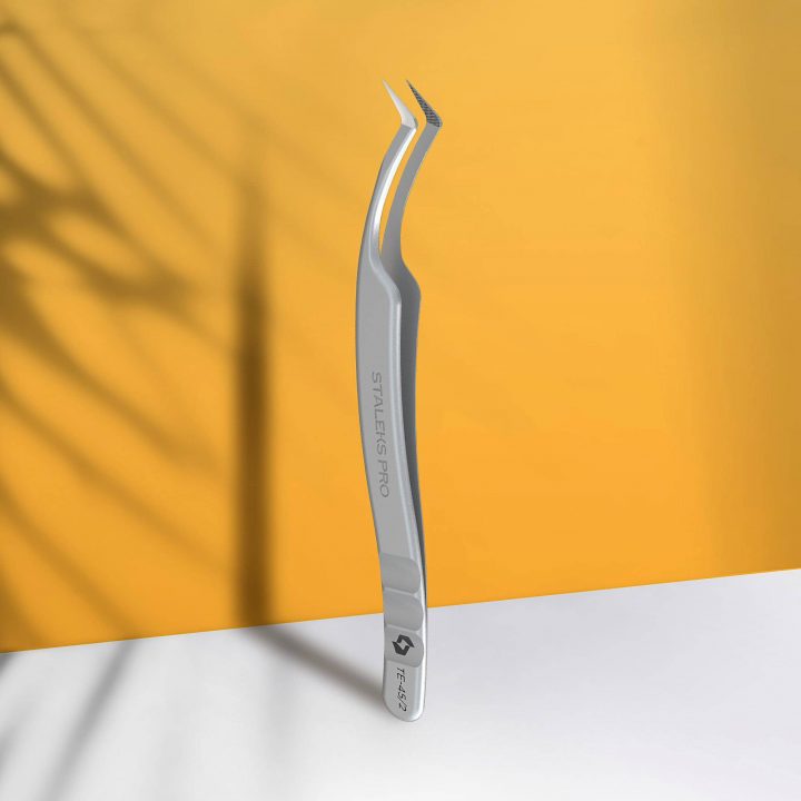 Pinza de Pestañas Staleks Expert 45 Type 2 (Forma L, 40°)